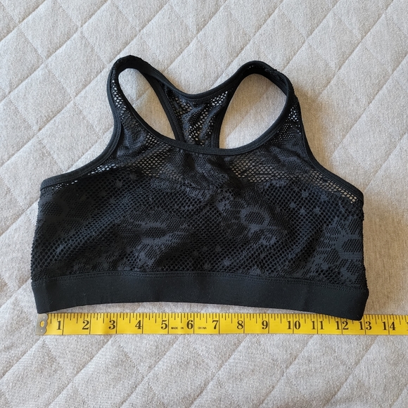 ⭐4/$20 Zyia Black Mesh Sports Bra - Picture 6 of 6